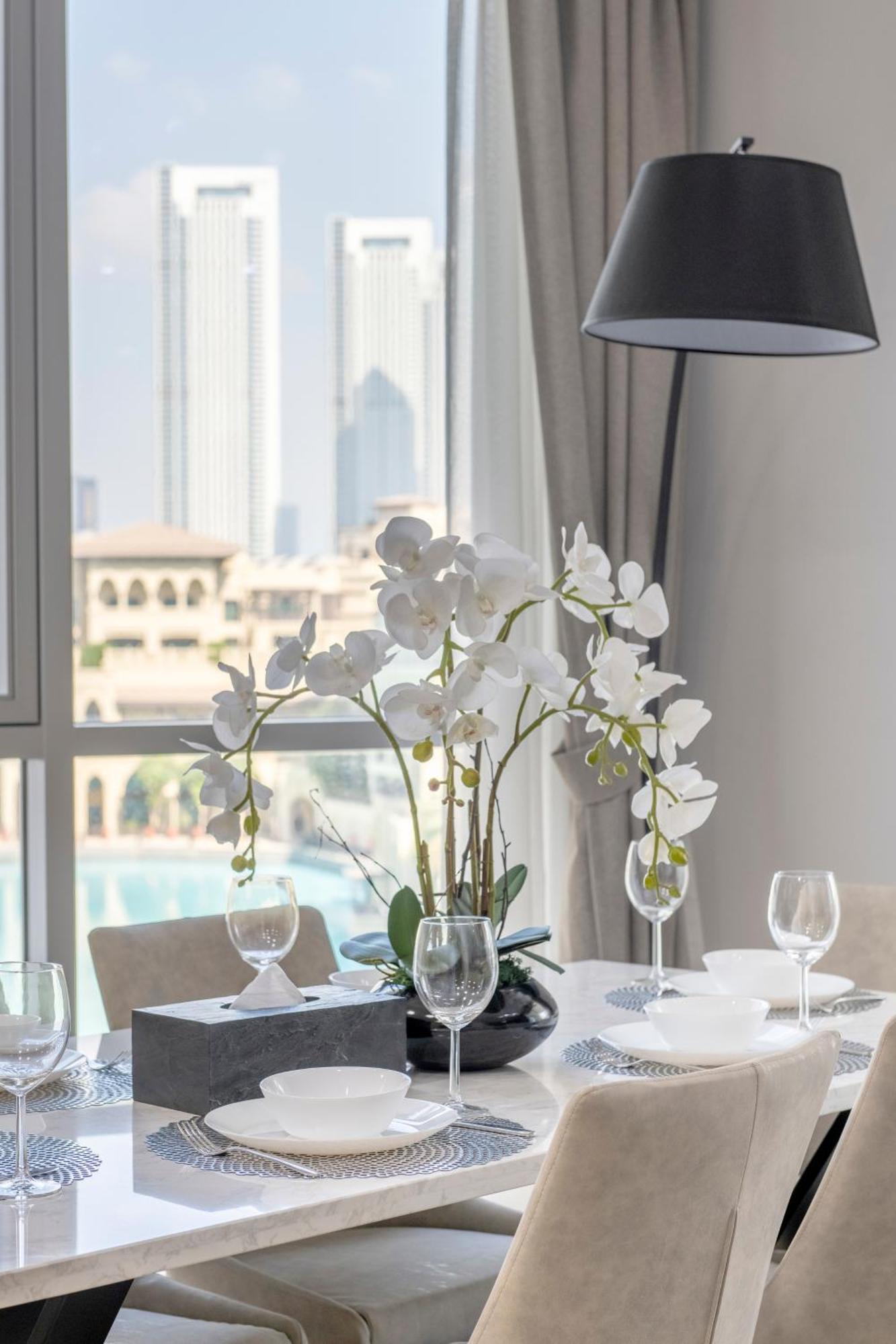 The Residences Tower - Full Burj Khalfa View Dubaj Kültér fotó